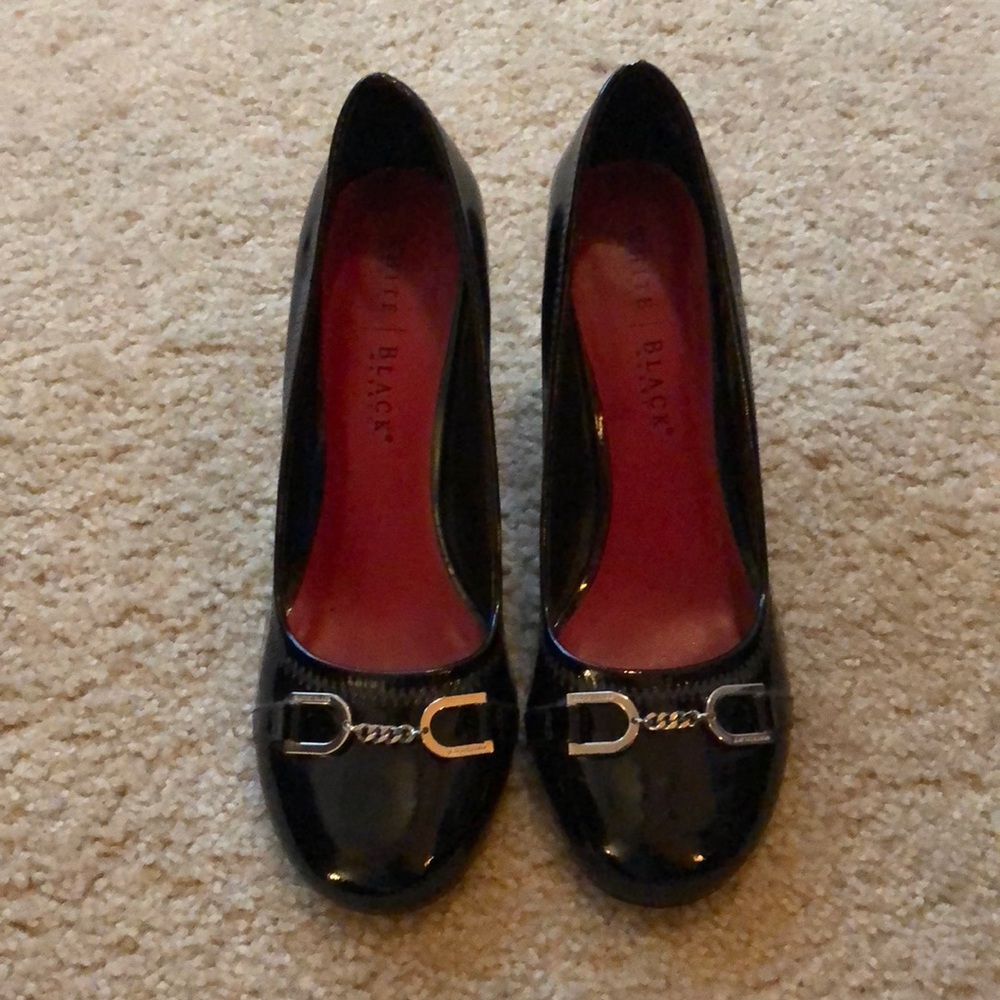 Patent leather heels